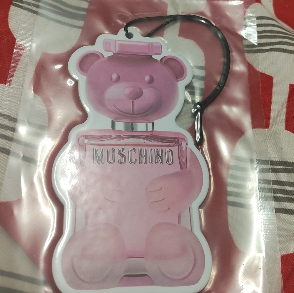 Moschino Pink Bear-Shaped Air Freshener